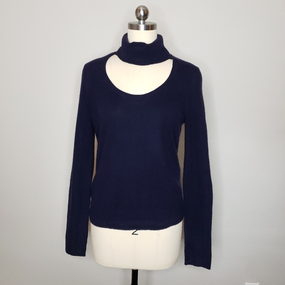 DVF 'Gracey' Wool & Cashmere Turtleneck NWOT Sz M - Picture 2 of 13